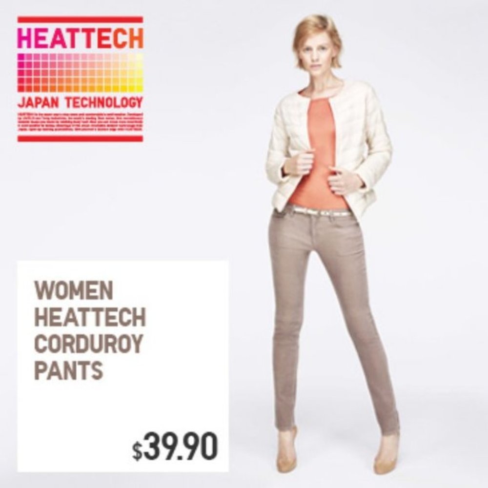 UNIQLO Women Heattech Corduroy Pants